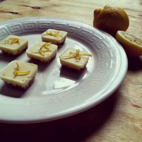 Raw Lemon Bars